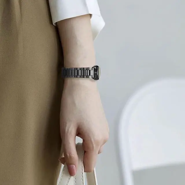 Alt view image 5 of 5 - Metal Band | Compatible with fitbit inspire 3, for fitbit inspire 3 bands,for women