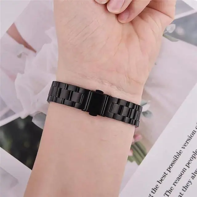 Alt view image 4 of 5 - Metal Band | Compatible with fitbit inspire 3, for fitbit inspire 3 bands,for women