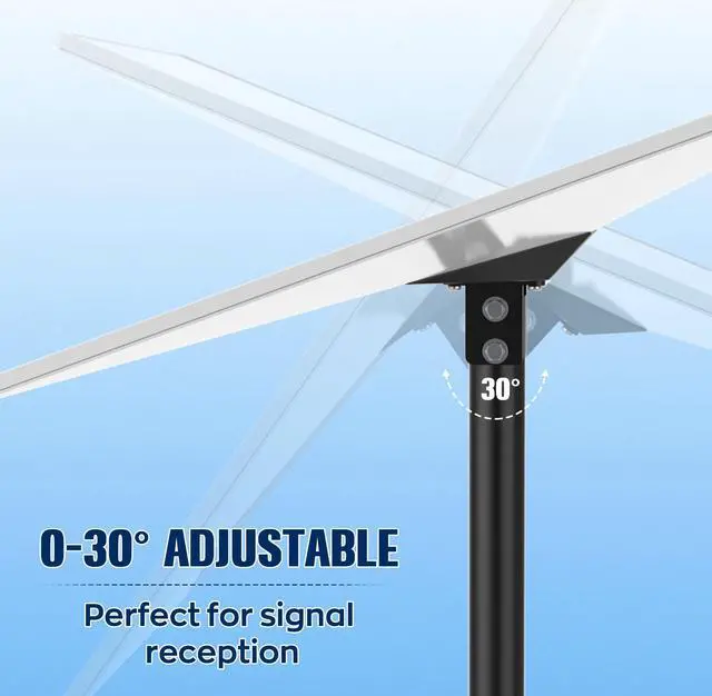 Alt view image 3 of 7 - 7.5FT Starlink Mount Kit for Standard 4/4X/Gen 3 for Backyard Outdoors | Starlink Gen 3 Pole Mount Kit, 7.5FT Starlink Ground Pole Mount Gen 3 with Pipe Adapter, Starlink Mounting Kit
