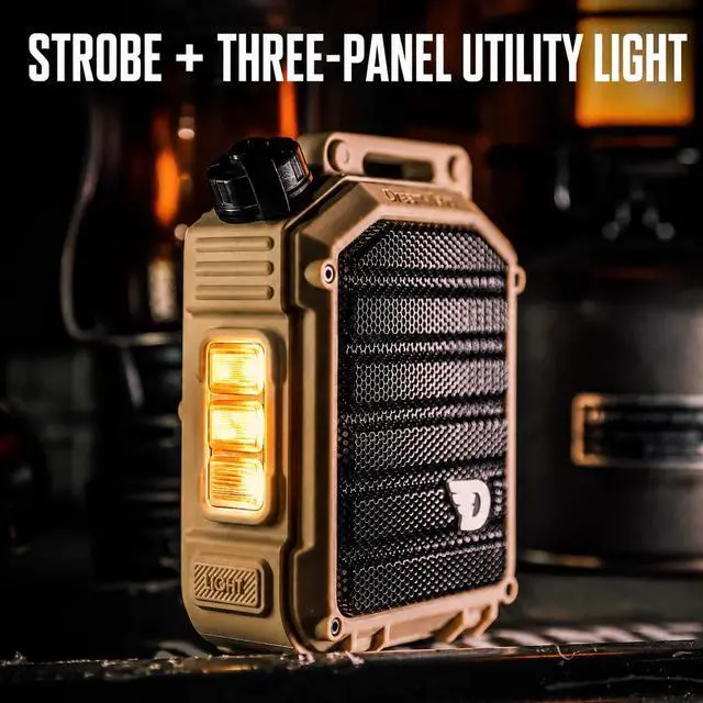 Alt view image 2 of 6 - Bolt Bluetooth Speaker, Strobe and Utility Light, IP67 Waterproof | Surprisingly full, clear sound for its compact size, with 103 dB output, floatable IP67 protection, and up to 10 hours