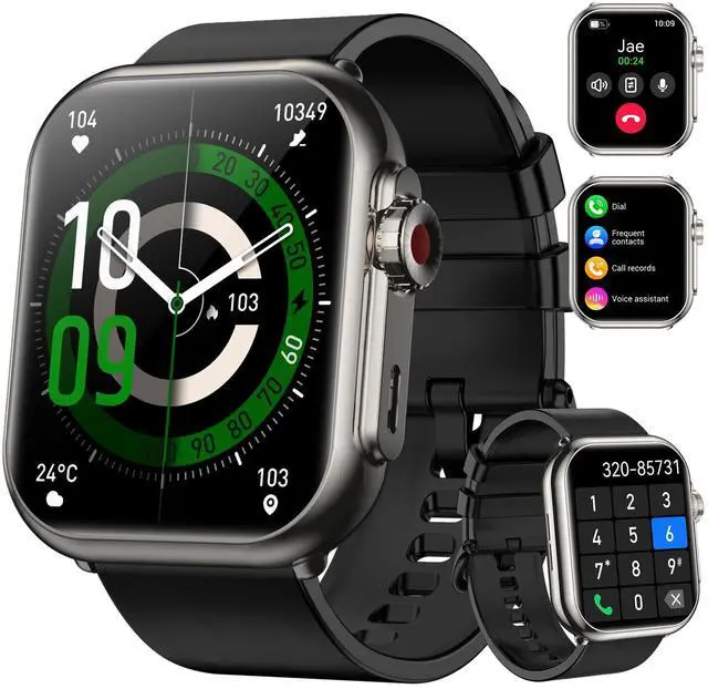 Main image of Smart Watch for Men - 1000 mAh Battery 1.85" HD Fitness Tracker with Heart Rate Sleep Monitor Fitness Watch with 120+ Sport Modes with IP68 Waterproof with Smartwatch for iOS Android