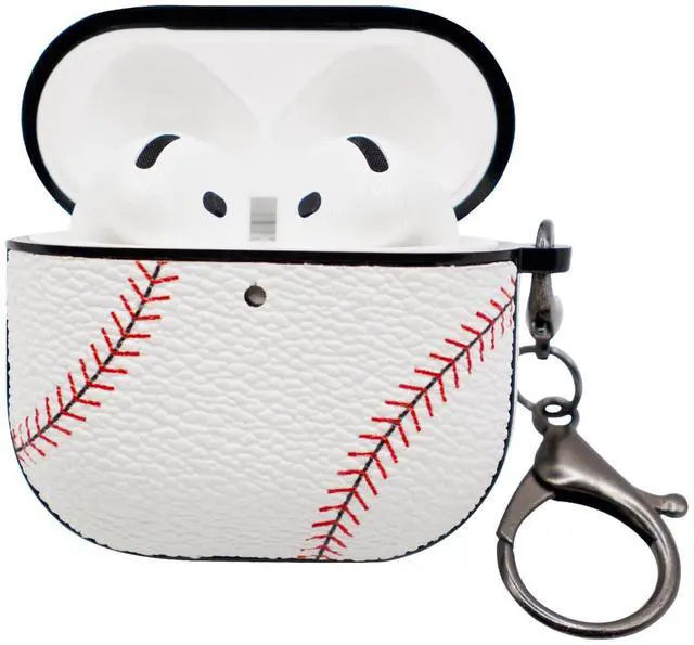Main image of for Airpods 4 Case Cover,Baseball Shockproof Case Cover for Earphone Airpods 4 with Keychain Front LED Visible