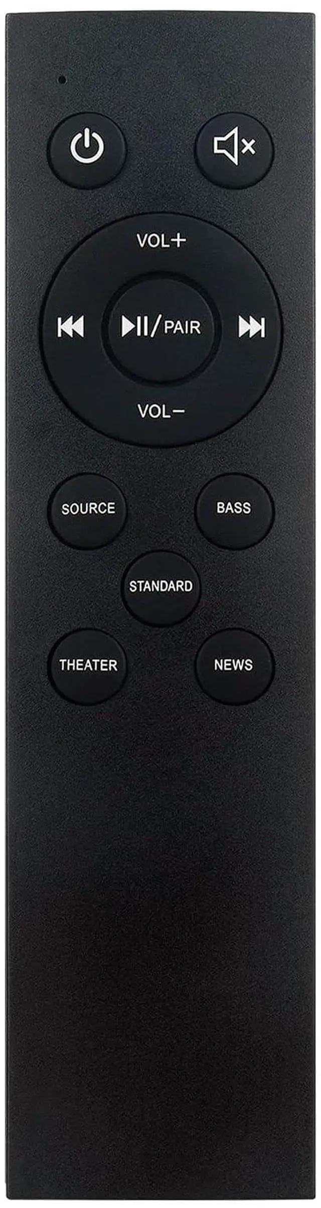 Main image of NS-HTSB22 Replacement Remote Control Compatible with Insignia Soundbar | NS-HTSB22 NS-SBAR21F20