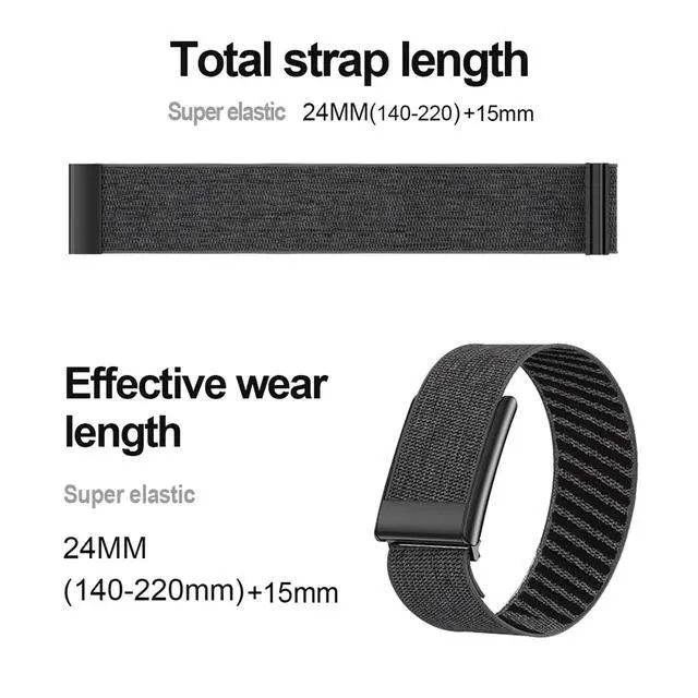 Alt view image 5 of 6 - Nylon Sport Band Compatible with WHOOP 5.0 Bands One, Peak and Life Breathable Nylon Adjustable Replacement - Not Compatible for Gen 4
