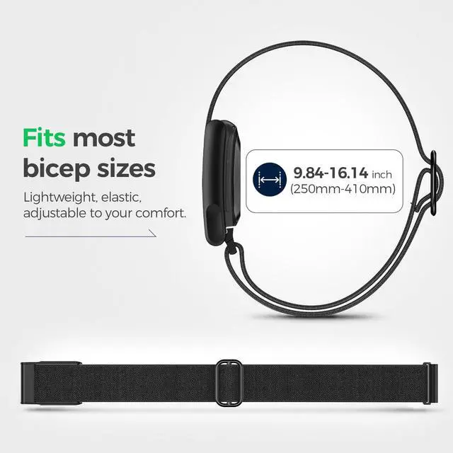 Alt view image 3 of 7 - Stretchy Bicep Band Compatible with WHOOP 5.0/MG, One, Peak & Life
