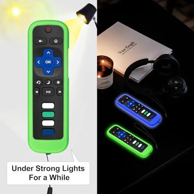 Alt view image 3 of 7 - (Pack of 4) 2 Pack for Roku TV Remote and 2 Pack for Roku Remote Cover