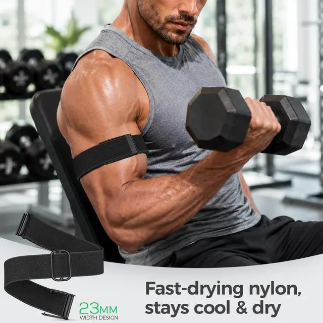 Alt view image 6 of 7 - Stretchy Bicep Band Compatible with WHOOP 5.0/MG, One, Peak & Life