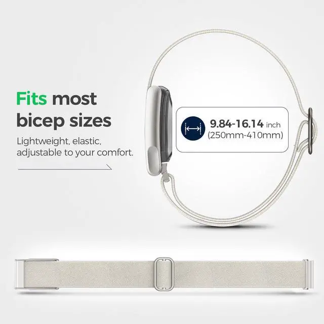Alt view image 3 of 7 - Stretchy Bicep Band Compatible with WHOOP 5.0/MG, One, Peak & Life