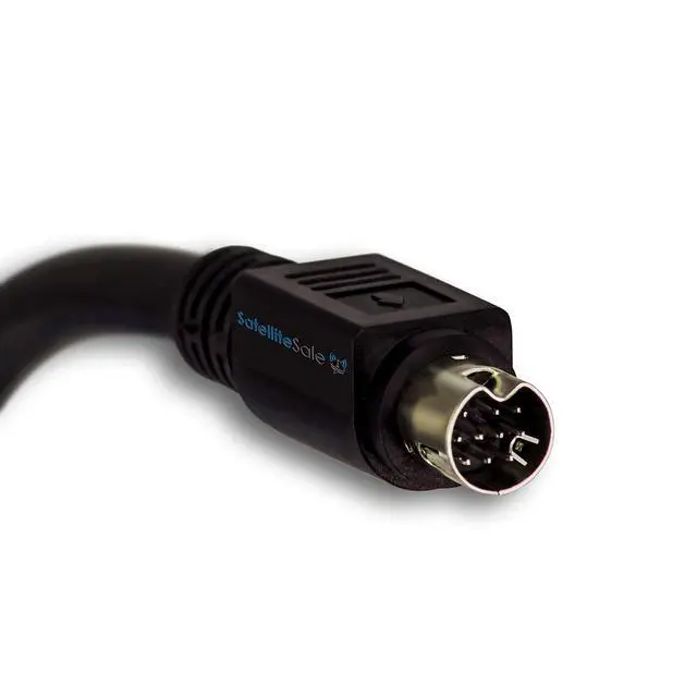 Alt view image 3 of 5 - Audio Video 10 Pin Component DirecTV Replacement Cable Universal Wire PVC Black Cord 6 feet