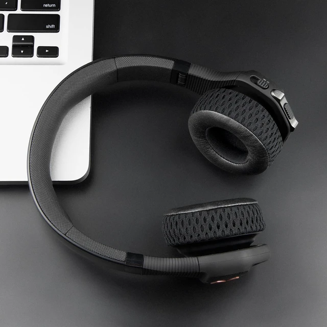 Alt view image 6 of 6 - Replacement Earpads for JBL Under Armour Sport Wireless Train On-Ear Headphones, Ear Pads Cushions with Soft Protein Leather and High-Density Memory Foam - Black