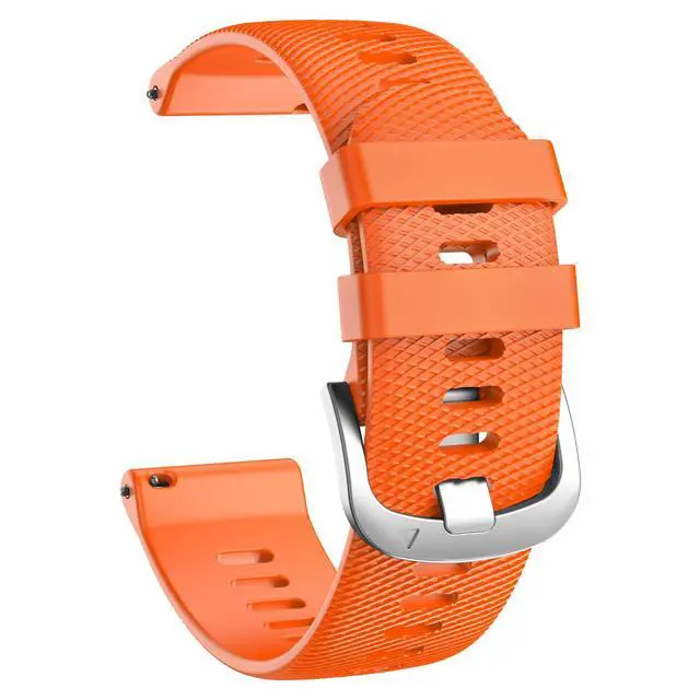 Alt view image 2 of 7 - Watch Band for Garmin Forerunner 255/265/Vivoactive 4/Venu 2 | 22mm Silicone Watch Bands for Garmin Vivoactive 4/Forerunner 255/265 Music/Venu 2