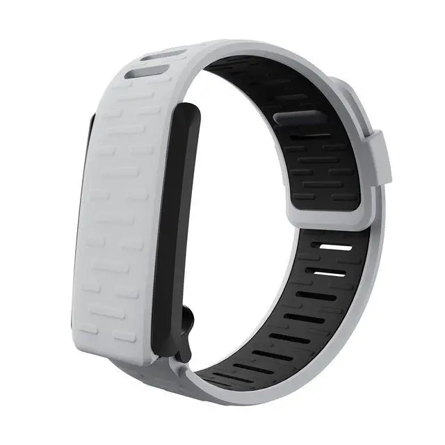 Alt view image 2 of 7 - Silicone Wristband Compatible with Whoop 4.0, Quick fit Soft and Washable Sports Loop Strap for Men & Women