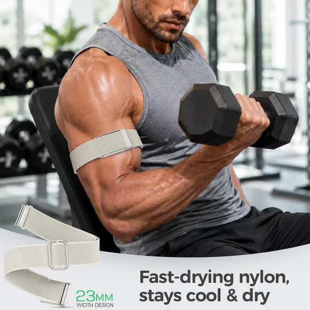 Alt view image 6 of 7 - Stretchy Bicep Band Compatible with WHOOP 5.0/MG, One, Peak & Life