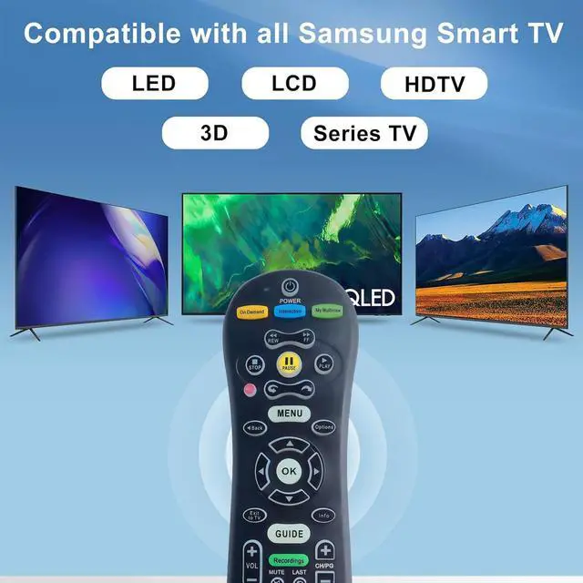Alt view image 4 of 4 - S30 Universal Remote Control for AT&T TV and Receiver, Easy Setup Universal Remote Replacement, Wide Compatibility Remote Control Works with TV and Set-Top Box Systems