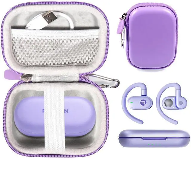 Main image of Case for Raycon Fitness Open Ear Earbuds Open Ear Headphones (Purple)