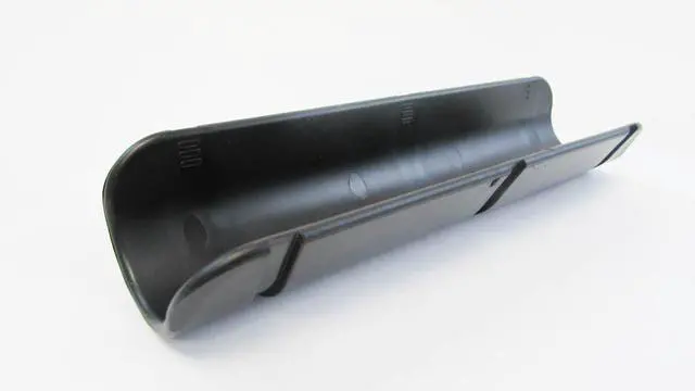 Alt view image 4 of 4 - HP8-B 3.5" W X 8" L, Black Hydrocarbon Abrasive Resistant Hose Protector W/Ties, pkg/5