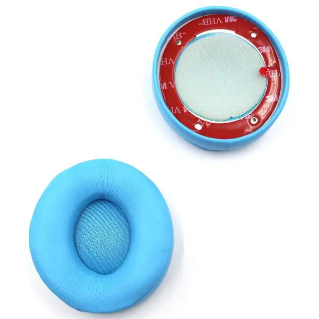 Alt view image 4 of 6 - Protein Solo Pro Replacement Earpads - Light Blue | Compatible with Beats Solo Pro, Soft Memory Foam Ear Cushions, 3M Adhesive for Secure Fit, Comfortable Upgrade