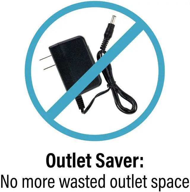 Alt view image 5 of 7 - Legrand - Power Cord with 1 to 4 Power Splitter, 16 AWG Power Cord, Black Power Squid, 1.5 Foot Power Cord Extension and Splitter, 1 Count, 29803 - TAA Compliant