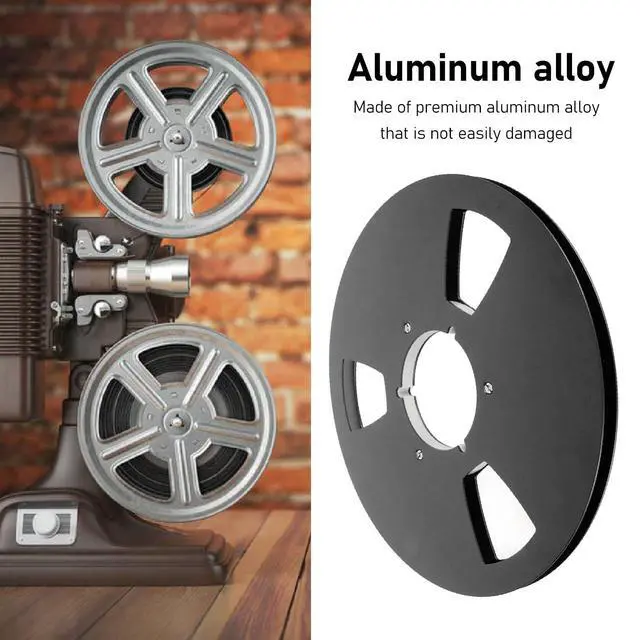 Alt view image 5 of 7 - 10 Inch 1/4 Inch Tape Reel, 3 Wind Resistance Holes, Aluminum Alloy, Professional Sound, Durability