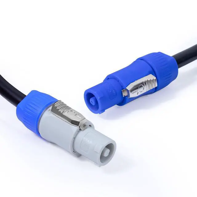 Alt view image 6 of 7 - Power Connector Extension Cable 6 ft, 12AWG Input to Output | Heavy-Duty Power Extension, Secure Locking Connection, Stable Power Transfer, Professional Stage Applications
