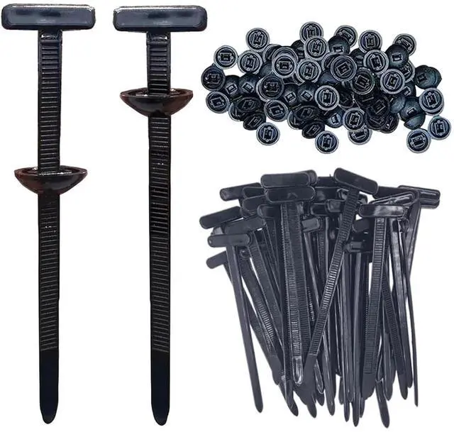 Main image of 2026 Upgraded Nylon Universal Cable Tie Buckle, Cars Heavy Duty Self-Locking Nylon Zip Ties Holder, New Multifunctional Cable Tie Buckle for Car (50)