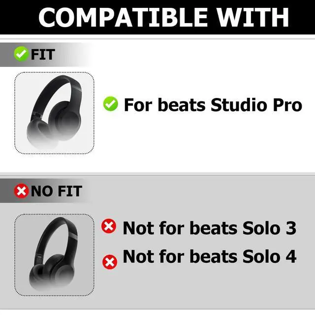 Alt view image 2 of 7 - Studio Pro Hinge Replacement and Repair Kit Compatible with Beats Studio Pro (A2924) / Studio3 (A1914) Wireless Headphones Durable Metal Folding Hinge Clip Cover Pin Set(Silver Gray)