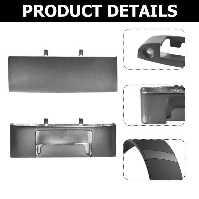 Alt view image 3 of 7 - Studio Pro Hinge Replacement and Repair Kit Compatible with Beats Studio Pro (A2924) / Studio3 (A1914) Wireless Headphones Durable Metal Folding Hinge Clip Cover Pin Set(Silver Gray)
