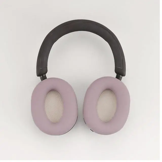 Alt view image 6 of 7 - 3 Set Case Cover for Sony WH-1000XM5 Headphones,Embody Ear Pad Cover/Headband Cover/Ear Cover Soft Silicone Headphones AccessoriesRose Grey