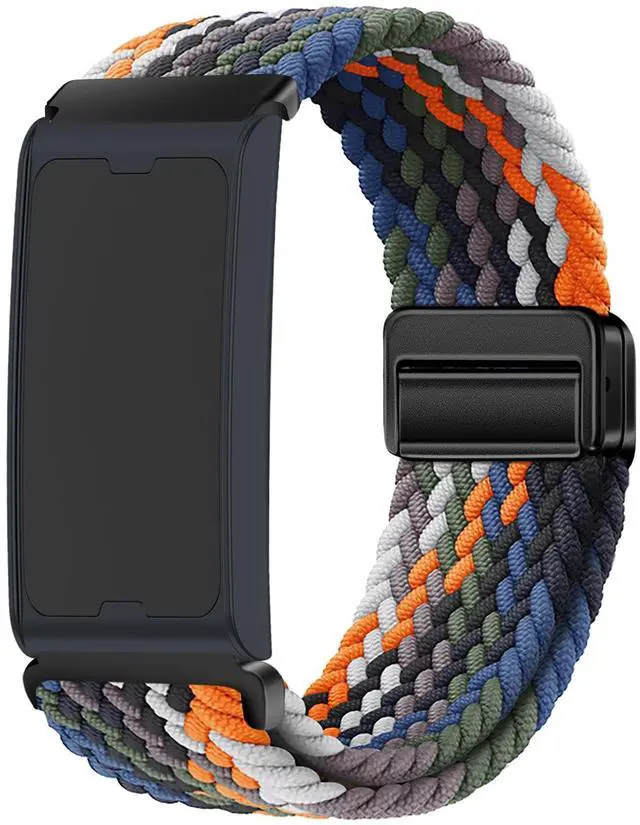 Main image of Braided Band Compatible for Amazfit Helio Strap/CMF Watch 3 Pro, Magnetic Buckle Design, Breathable Soft Elastic Sport Wristband for Helio Strap Fitness Tracker