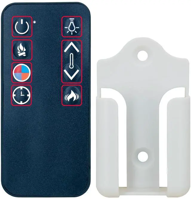 Main image of Replacement Remote Control for Real Flame Electric Fireplace 4199,5950,13051E,13051E-WSTC,4020E,4020E-BNE,4020E-DW,4020E-BLK,7760E,7760E-W,5010E,5010E-W,5010E-GRY,5010E-DW,G1200E,G1200E-W,G1200E-DW
