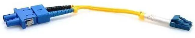 Main image of LC to ST Fiber Adapter 9/125 Singlemode Duplex Converter Dongle