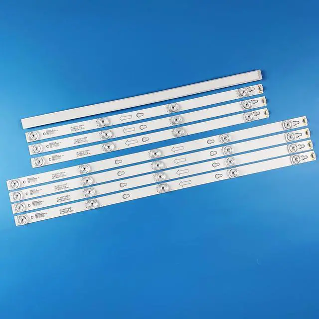 Alt view image 2 of 6 - 8 PCS LED Backlight Strips for TCL 55'' TV L55P2-UDN TOT-55D2900 L55E5800A U55P6006 55UC6406 LB5505 55UC6426 L55S4900FS L55S4900 JL.D55051330-004ES-M JL.D55041330-004ES-M 55U6700C 55D2900