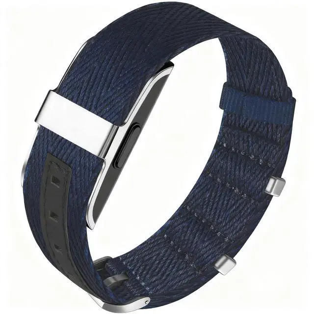 Main image of Nylon Leather Compatible with Hume Band Replacement Strap 1.0, Adjustable Clasp Buckle & Loop Closure for Secure,Sport Lightweight Fabric Strap for Hume Health Band Fitness Tracker Women Men