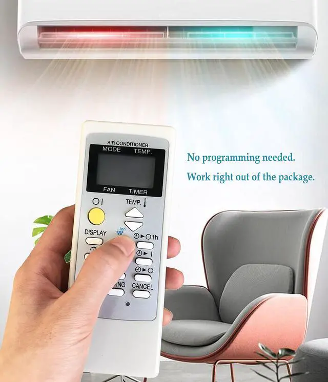 Alt view image 3 of 3 - Replacement Remote Control for Sharp Portable AC Air Conditioner CV-P09LX CV-P10LC CV-P10MC CV-P10NC CVP10NC-D CVP10NC-R CV-P10PC CVP10PC-D CVP10PC-R CV-P10RC
