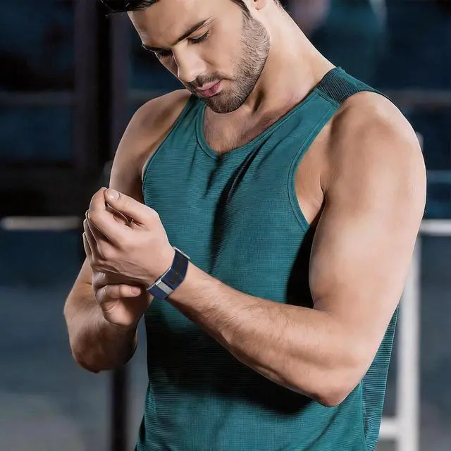Alt view image 6 of 7 - Nylon Leather Compatible with Hume Band Replacement Strap 1.0, Adjustable Clasp Buckle & Loop Closure for Secure,Sport Lightweight Fabric Strap for Hume Health Band Fitness Tracker Women Men