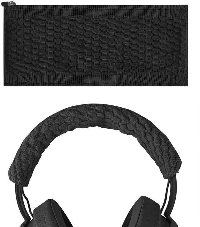 Main image of Flex Fabric Headband Cover Compatible with Razer Kraken ProV2/ 7.1V2/ Ultimate/Tournament Edition Headphones, Replacement Repair Part, Easy DIY Installation (Black)