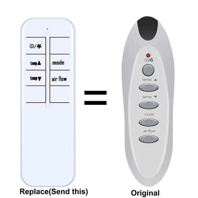 Alt view image 2 of 5 - Remote Replacement for Bionaire Window Fan BW2300 BWF0910AR | No Programming, Stable Signal, Fast Response