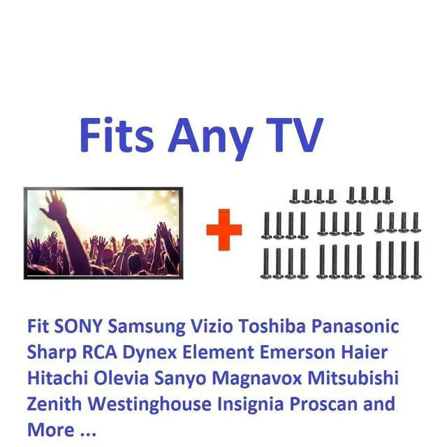 Alt view image 4 of 5 - Universal TV Mount Hardware Pack - Fits All TVs Up to 80" - M4, M5, M6, M8 Screws and Spacer Assortment