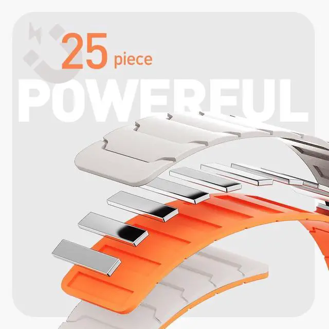 Alt view image 3 of 6 - 20mm, 22mm Magnetic Watchband Compatible with Moto Watch 120 Band, Silicone Sport Strong Magnet Strap for 70, 100, 120, 360 3rd Gen 2020 Smartwatch