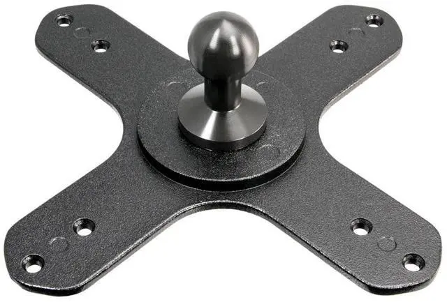 Main image of Mounts VESA 75 / VESA 100 to 20mm Ball Mount Bracket Adapter | Industrial-Strength Construction | VESA-Compatible Devices | Durable 20mm Ball End | for TVs, Monitors, and Displays | AP20MMVESA