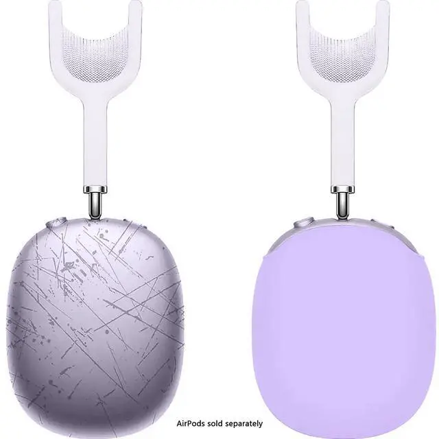 Alt view image 4 of 7 - SaharaCase - Liquid Silicone Cover Case for AirPods Max, Purple Orchid, (HP00183)