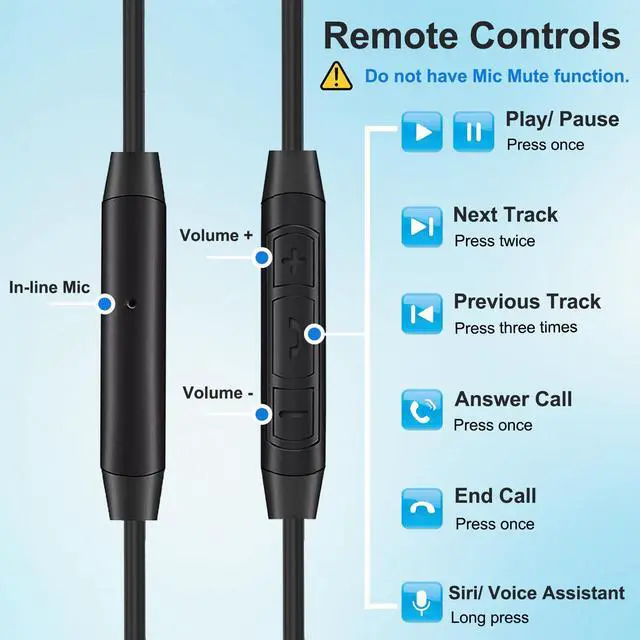 Alt view image 4 of 6 - 3.5mm to 2.5mm Audio Cable Replacement Cord for Bose Headphones Aux Wire | In-line Mic, Volume Control, Work for Bose NC700 QuietComfort Ultra 45 QC45 QC35II QC35 QC25 JBL Tune 720BT 660NC 670NC 770NC