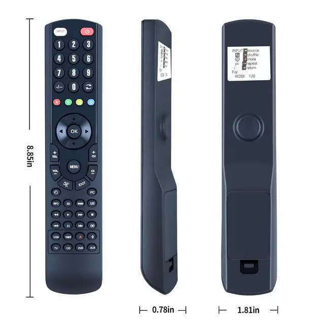 Alt view image 7 of 7 - RC-X35L New Remote Control Replacement for Bose Lifestyle 535 525 235 135 V35 V25 SoundTouch I II III Home Entertainment Systems Controller