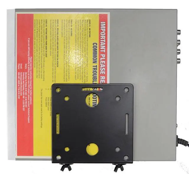 Alt view image 2 of 7 - Adjustable Small Device Wall-Mounted Bracket for Cable Box Digital TV Media Players Game Consoles MTC02B 1QJ
