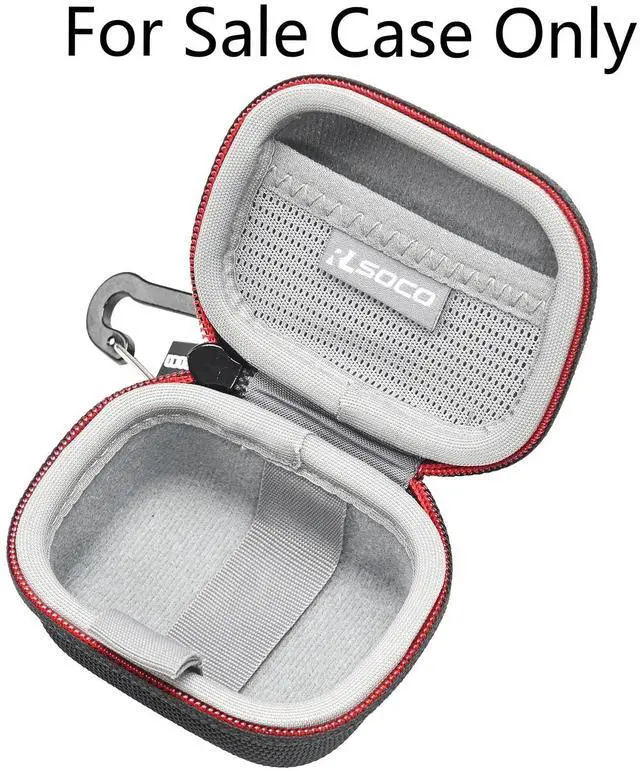 Alt view image 2 of 7 - Carrying Case for Status Audio Between 3ANC Onyx Bone Earbuds (Case Only) | Hard Protective Case Cover with Carabiner for Status Audio Between 3ANC Onyx / Bone True Noise Cancelling Wireless Earbuds