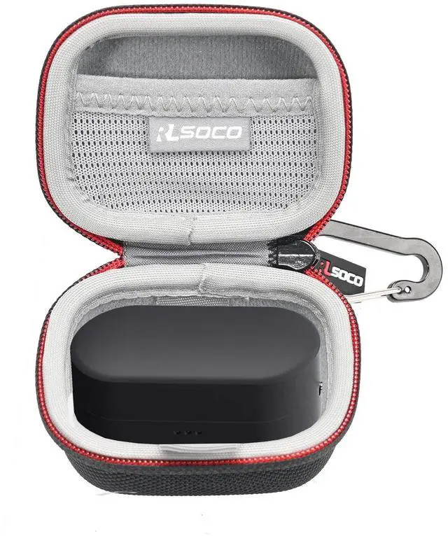 Main image of Carrying Case for Status Audio Between 3ANC Onyx Bone Earbuds (Case Only) | Hard Protective Case Cover with Carabiner for Status Audio Between 3ANC Onyx / Bone True Noise Cancelling Wireless Earbuds