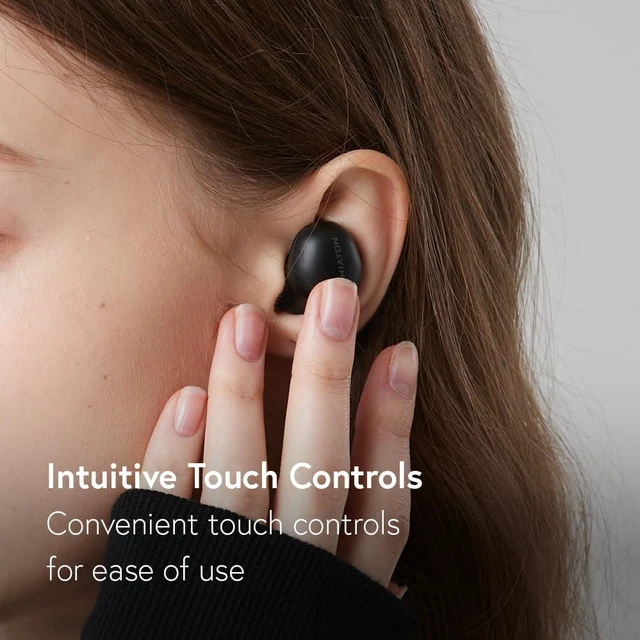 Alt view image 6 of 6 - Bonobuds True Wireless Earbuds Noise Cancelling Bluetooth Earbuds. Ambient Mode Headphones with Touch Controls. 20 Hr Battery and Quick Charge