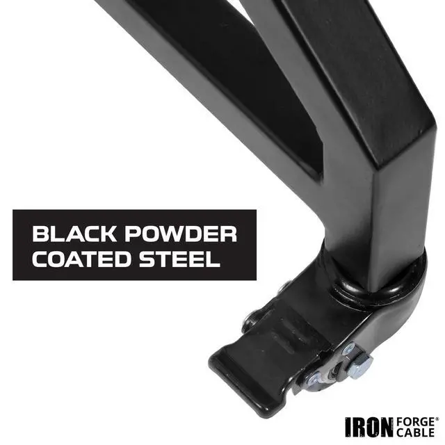 Alt view image 6 of 6 - Wire Spool Rack, Cable Caddy - Heavy Duty Welded Steel | Heavy Duty Welded Steel Spool Holder - For Wire, Cable & Cord Spools