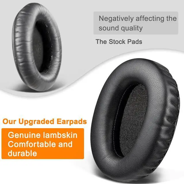 Alt view image 6 of 6 - Lambskin Earpads for Sony WH-CH700N/MDR-ZX780/MDR-ZX770 - Black | for Sony WH-CH700N/MDR-ZX780/MDR-ZX770/MDR-10R Headphones