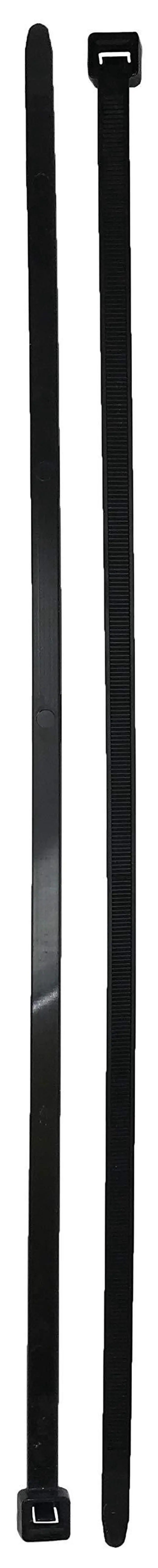 Alt view image 4 of 5 - Extreme Cold Weather HD Black 14" Inch Cable Zip Ties 120 Pounds Tensile Strength UV Resistant Wire Wrap - 100 Pack - Made in USA